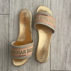 Authentic Christian Dior Sandals USED W/ Dust Bag